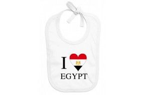 Bavoir de bébé i love Egypt