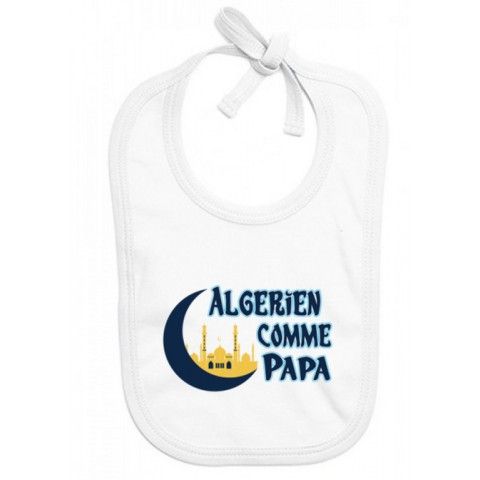 Bavoir de bébé Algérien comme papa