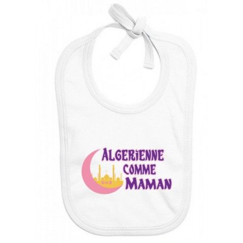 Bavoir de bébé Algérienne comme maman