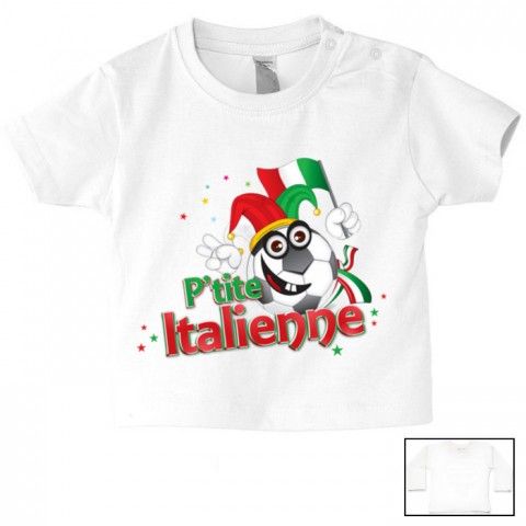 Tee-shirt de bébé p’tite Italienne