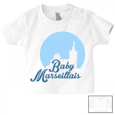 Tee-shirt de bébé baby Marseillais