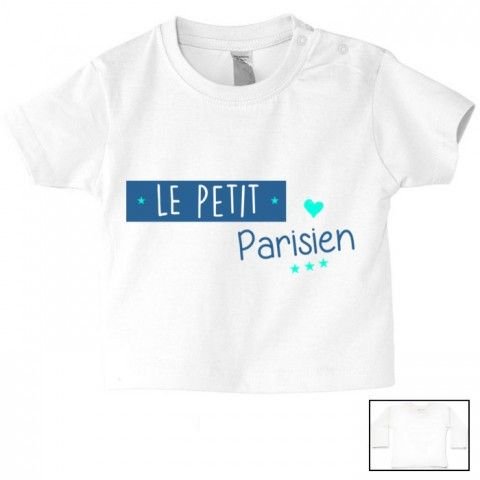 Tee-shirt de bébé le petit Parisien