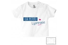 Tee-shirt de bébé la petite Lyonnaise