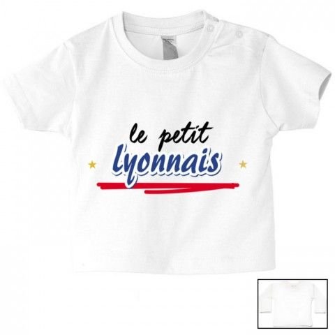 Tee-shirt de bébé le petit Lyonnais bold