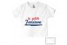 Tee-shirt de bébé la petite Parisienne bold