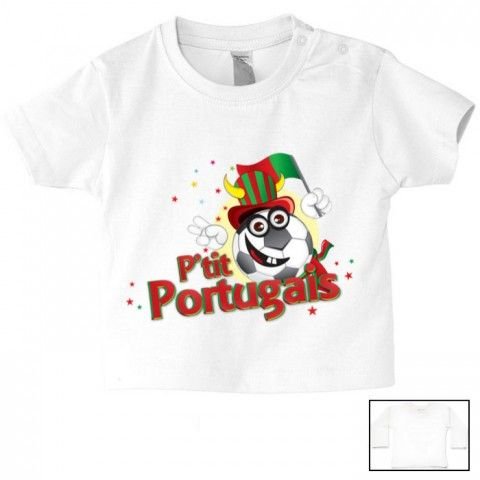 Tee-shirt de bébé p’tit Portugais