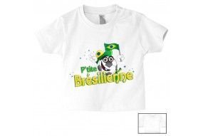 Tee-shirt de bébé p’tite Brésilienne