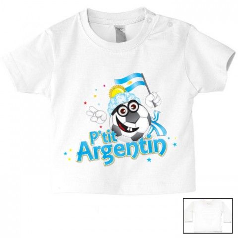 Tee-shirt de bébé p’tit Argentin