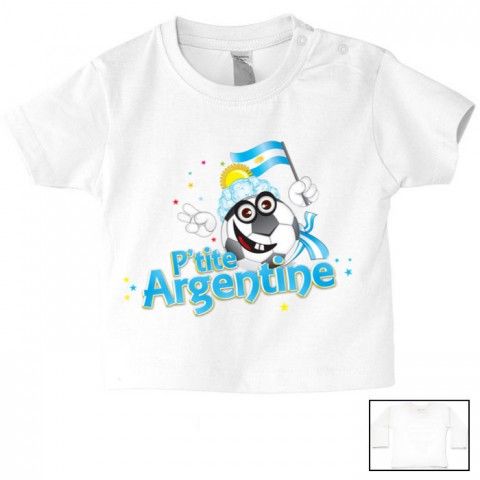 Tee-shirt de bébé p’tite Argentine