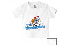 Tee-shirt de bébé p’tit Néerlandais