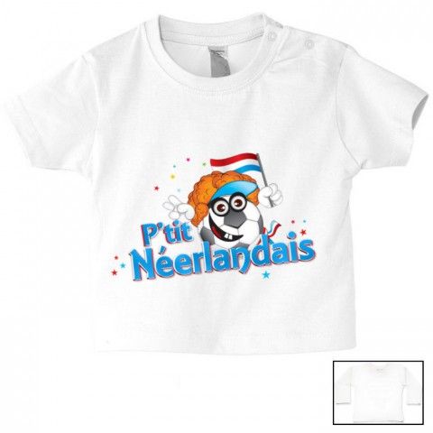 Tee-shirt de bébé p’tit Néerlandais