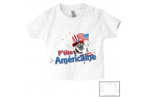 Tee-shirt de bébé p’tite Américaine