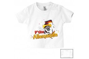 Tee-shirt de bébé p’tite Allemande