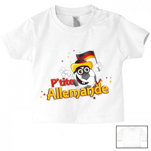 Tee-shirt de bébé p’tite Allemande