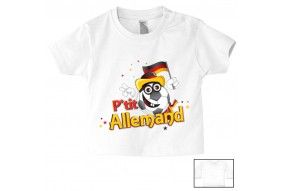 Tee-shirt de bébé p’tit Allemand