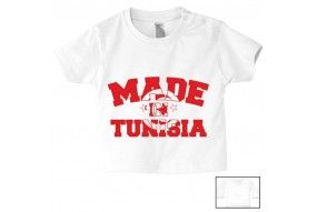 Tee-shirt de bébé made in Tunisia