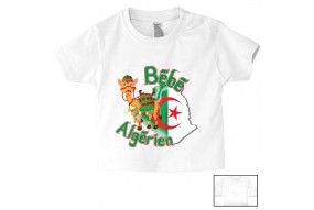 Tee-shirt de bébé bébé Algérien camel