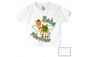 Tee-shirt de bébé bébé Marocain star