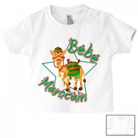 Tee-shirt de bébé bébé Marocain star