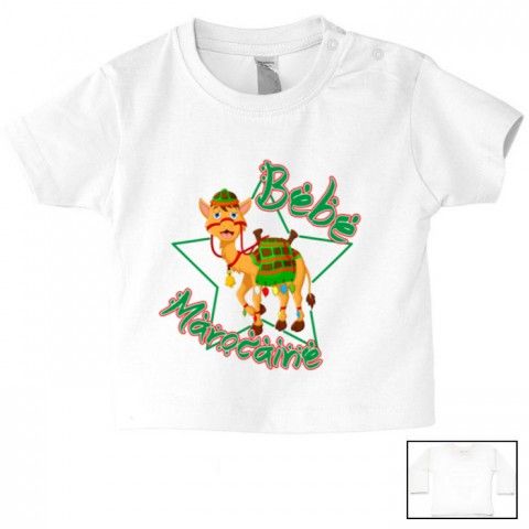 Tee-shirt de bébé bébé Marocaine star