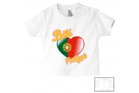 Tee-shirt de bébé bébé Portugais