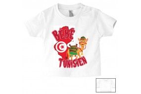 Tee-shirt de bébé bébé Tunisien red camel