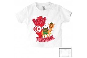 Tee-shirt de bébé bébé Tunisienne red camel