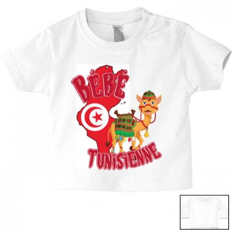 Tee-shirt de bébé bébé Tunisienne red camel