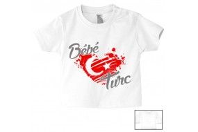 Tee-shirt de bébé bonne nuit je t’aime