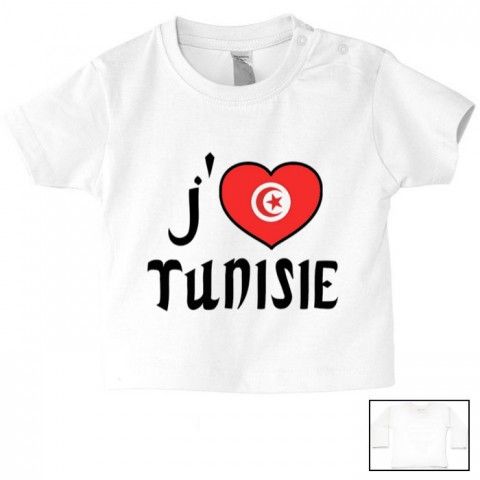 Tee-shirt de bébé bonne nuit je t’aime