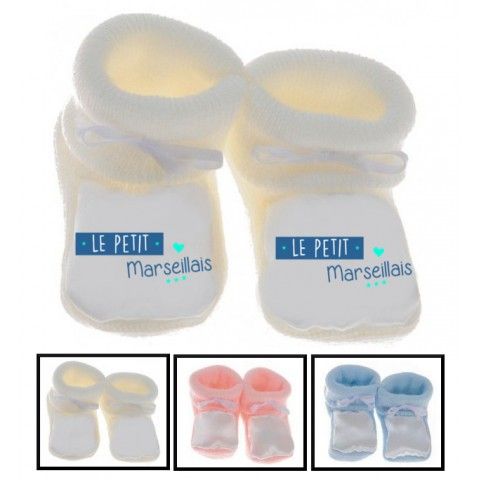 Chaussons de bébé le petit Marseillais