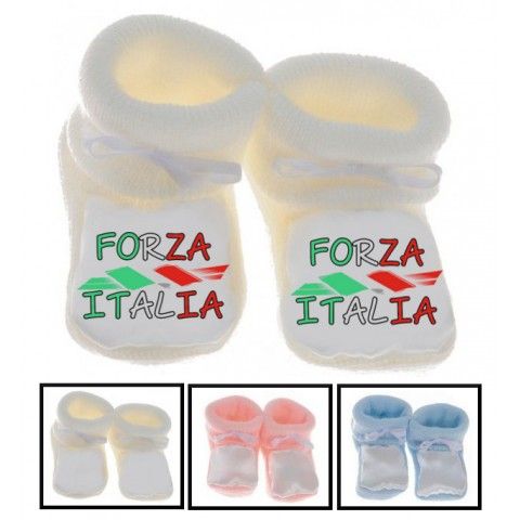 Chaussons de bébé forza italia