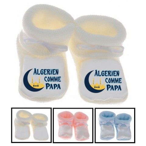 Chaussons de bébé Algérien comme papa