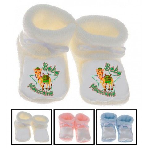 Chaussons de bébé bébé Marocaine star