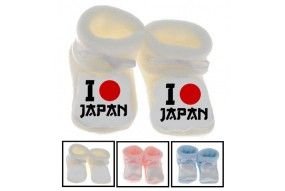 Chaussons de bébé i love Japan