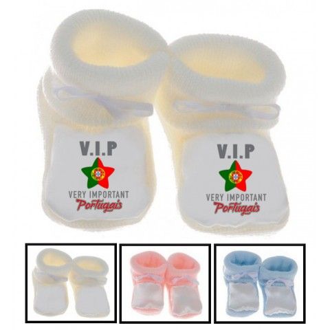 Chaussons de bébé VIP Very Important Portugais