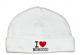 Bonnet de bébé i love Morocco