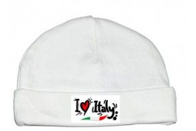 Bonnet de bébé i love Italy