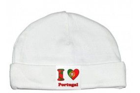 Bonnet de bébé  i love Portugal