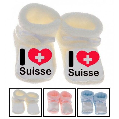 Chaussons de bébé je suis à croquer fille