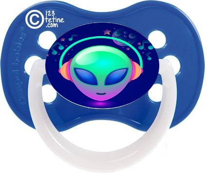 Tetine De Bebe Alien Melomane
