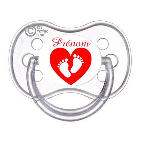 Tétine de bébé train personnalisée