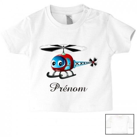 Tee-shirt de bébé lancement de fusée personnalisée