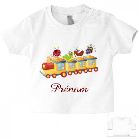 Tee-shirt de bébé lancement de fusée personnalisée