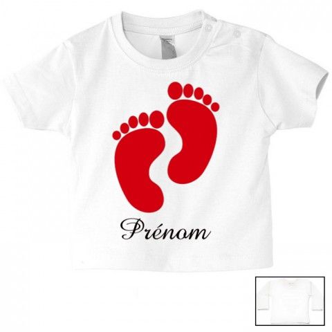 Tee-shirt de bébé lancement de fusée personnalisée