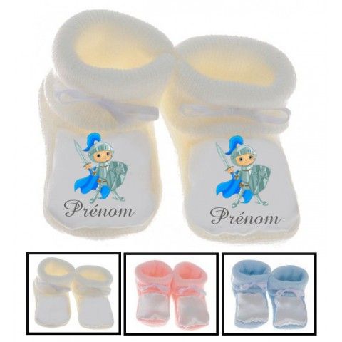 Chaussons de bébé lancement de fusée personnalisée