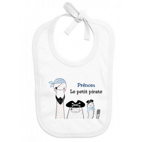 Bavoir de bébé lancement de fusée personnalisée