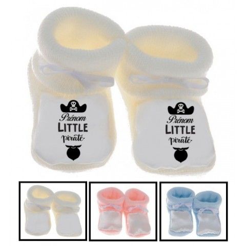 Chaussons de bébé lancement de fusée personnalisée