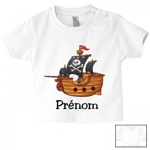 Tee-shirt de bébé lancement de fusée personnalisée