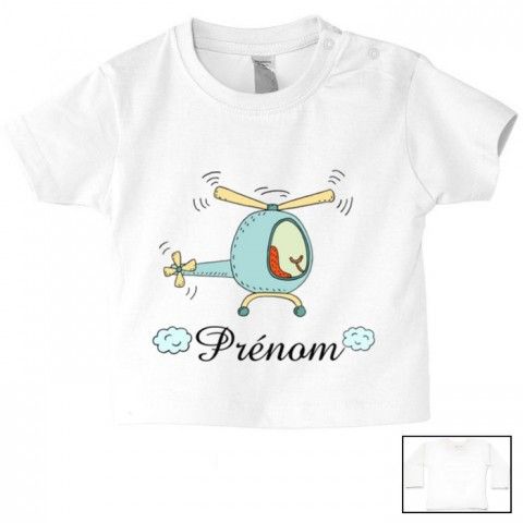 Tee-shirt de bébé lancement de fusée personnalisée